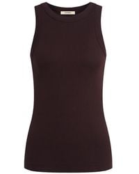 12 STOREEZ - Ribbed Tank Top - Lyst