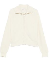 Jucca - Ribbed-Knit Zip-Up Cardigan - Lyst