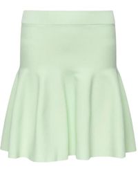 Stella McCartney - Knitted Flounce-Hem Skirt - Lyst