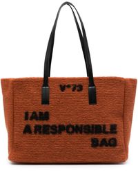 V73 - Responsibility Brushed Tote Bag - Lyst