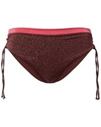Twinset - Two-Tone Bikini Briefs With Lurex - Lyst