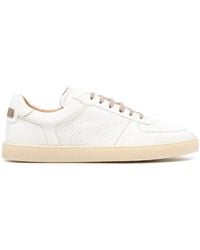 Neil Barrett - Leather Lace-Up Sneakers - Lyst