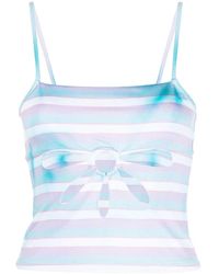 Collina Strada - Top Met Gestreept Detail - Lyst