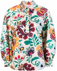 La DoubleJ - Poet Floral-Print Shirt - Lyst