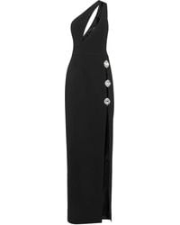 Philipp Plein - Brooch-Embellished Cady Maxi Dress - Lyst