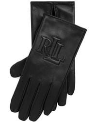Ralph Lauren - Logo-Embossed Gloves - Lyst