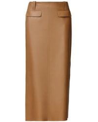 Fabiana Filippi - Nappa Lissé Pencil Skirt - Lyst