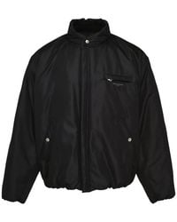 WOOYOUNGMI - Logo-Print Zip-Up Bomber Jacket - Lyst