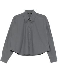 Fabiana Filippi - Button-Down Cropped Shirt - Lyst