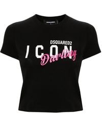 DSquared² - T-shirt Icon Darling en coton - Lyst