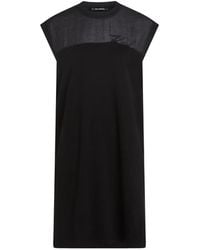 KARL LAGERFELD - Signature T-Shirt Dress - Lyst