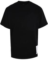 Tee Library - Rip-Off Logo-Patch T-Shirt - Lyst