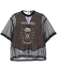 Kolor - Top Met Grafische Print - Lyst