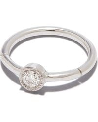 Maria Tash - 18Kt 8Mm Scalloped Clicker Earring - Lyst