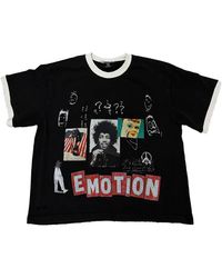 Mixed Emotions - Static Graphic-Print Ringer T-Shirt - Lyst