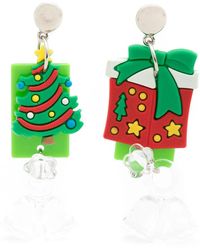 Amir Slama - Christmas-Motif Asymmetric Earrings - Lyst