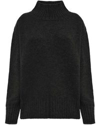 Malo - Pull En Maille Côtelée À Col Roulé - Lyst