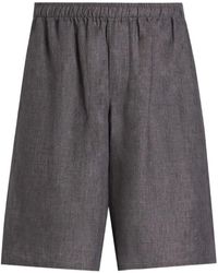 Dolce & Gabbana - Linen Bermuda Shorts - Lyst