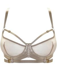 Bordelle - Signature Mesh Balconette Bra - Lyst