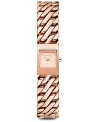 Michael Kors - Mini Darrington Square-Face Curb-Link .5Mm Watch - Lyst