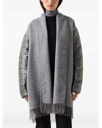 Bogner - North Shawl-Collar Fringed Poncho - Lyst
