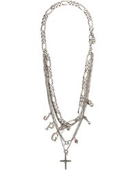 Jean Paul Gaultier - Multi-chain Charm-detail Necklace - Lyst