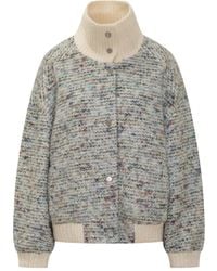 IRO - Veste En Maille Mouchetée Simone À Col Montant - Lyst