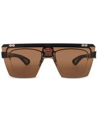 Bugatti - Flip-Up Geometric-Frame Sunglasses - Lyst