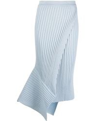 Stella McCartney - Ribbed-Knit Midi-Skirt - Lyst