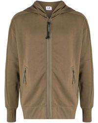 C.P. Company - Diagonal Raised Fleece Zipped Jacket - Lyst