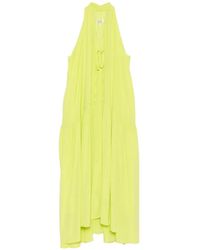 Psophia - Tie-Detail Halterneck Dress - Lyst