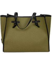 MARCELLA CLUB - Marcella Leather-Trimmed Tote Bag - Lyst