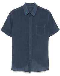 120% Lino - Linnen Overhemd - Lyst