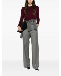 Alpha Studio - Ribbed-Knit Wool Sweater - Lyst