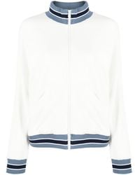 The Upside - Logo-embroidered Striped Jacket - Lyst