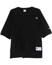 Undercover - X Champion Logo-Patched Crew Neck T-Shirt - Lyst