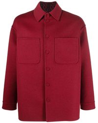 Fendi - Button-front Shirt Jacket - Lyst