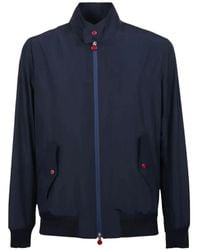 Kiton - Zip-Up High-Neck Bomber Jacket - Lyst