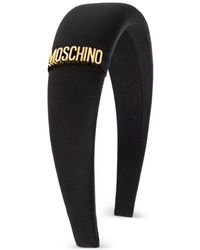 Moschino - Logo-Plaque Hair Headband - Lyst