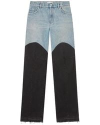 Stella McCartney - Patchwork Panel Denim Jeans - Lyst