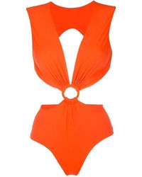 Clube Bossa Isaacs Cut-out Swimsuit - Orange