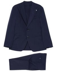 Luigi Bianchi - Single-Breasted Peak-Lapel Suit - Lyst