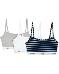 HOMMEGIRLS - Logo-Underband Bralette (Set Of Three) - Lyst