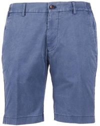 Berwich - Elasticated-Waist Chino Shorts - Lyst