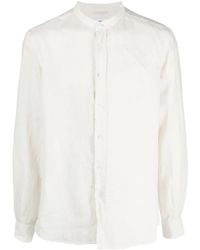 Aspesi - Long-Sleeved Linen Shirt - Lyst