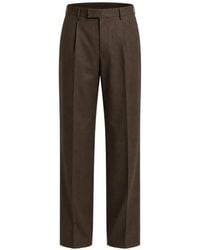 PT Torino - Samuel Pleat-Detail Tailored Trousers - Lyst