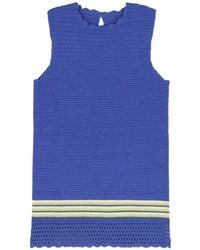 B.B. Wallace - Stripe-Detail Sleeveless Top - Lyst