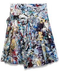 Charles Jeffrey - Mini-Rok Met Print - Lyst