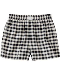 Closed - Checked Cotton Boxer Shorts - Lyst