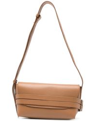 Vic Matié - Buckle Leather Shoulder Bag - Lyst